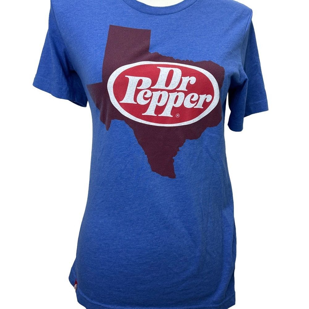Tumbleweed Texstyles Dr Pepper Blue Graphic T-Shirt Size S